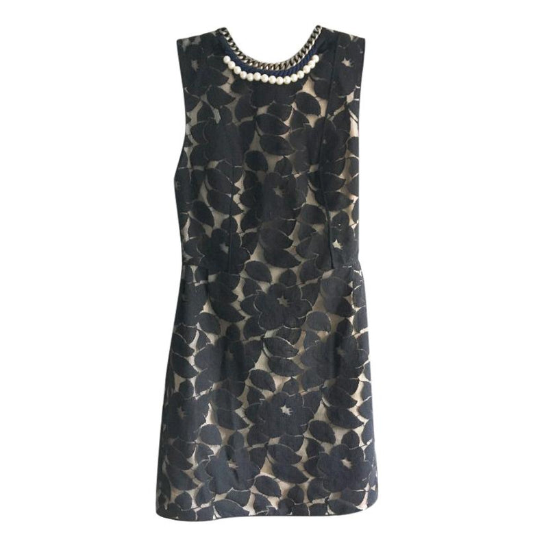 3.1 Philip Lim Nude/Black Floral Mini Dress