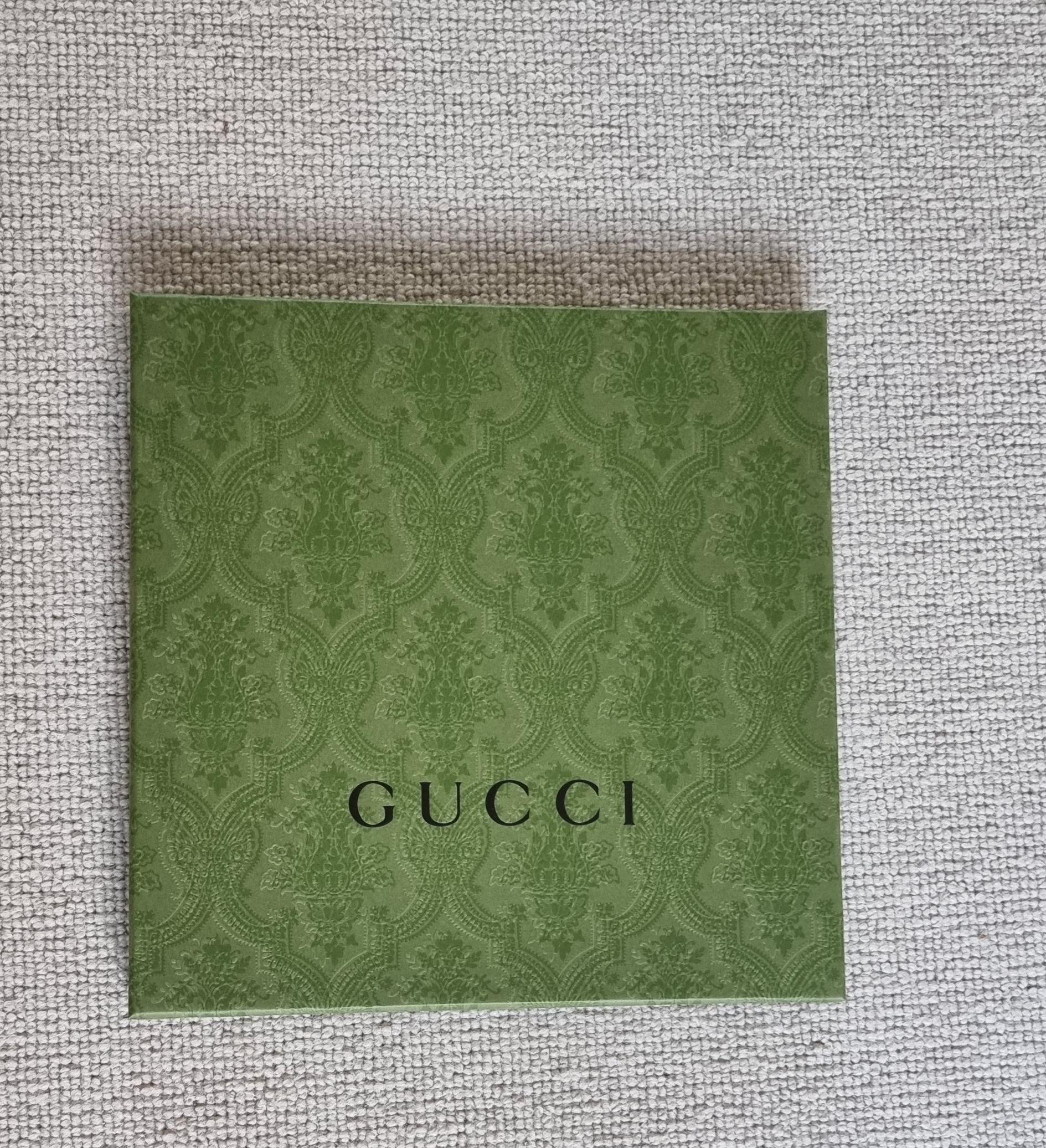 Gucci Cobalt Blue Wool/Silk Blend Scarf