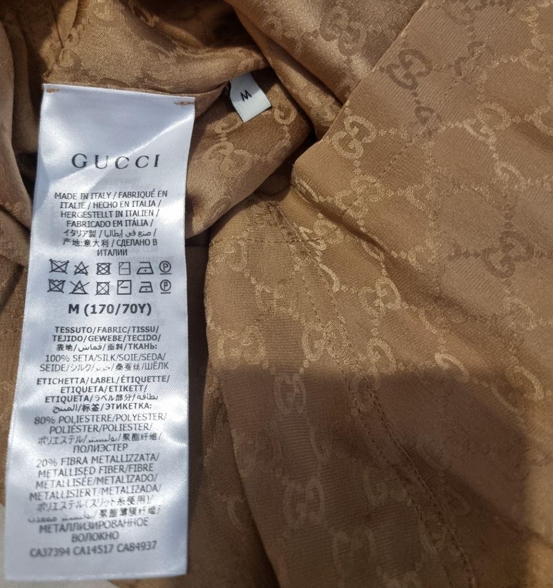 Gucci GG Print Silk Shorts