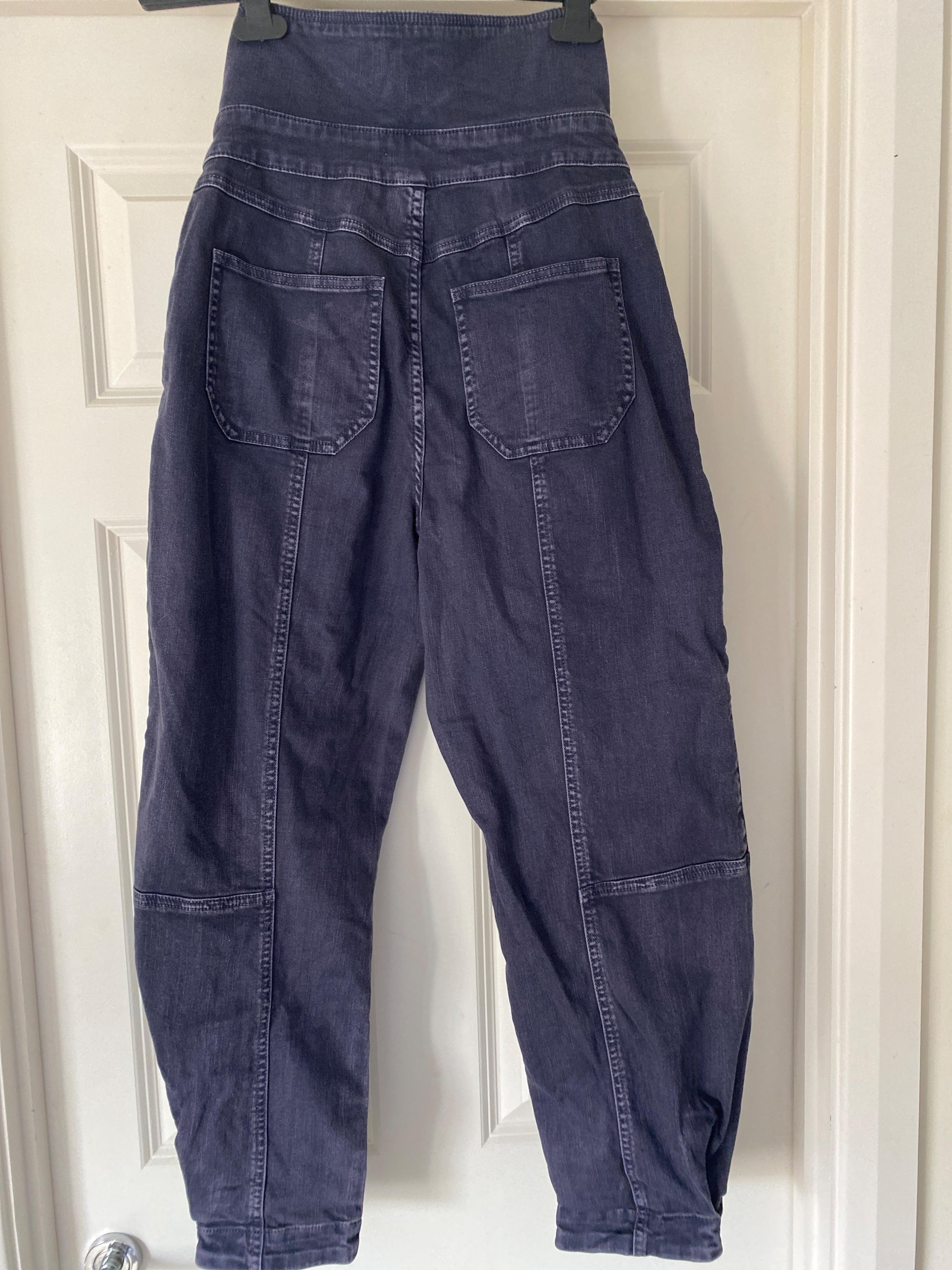 Dark denim Briar paperbag waist jeans