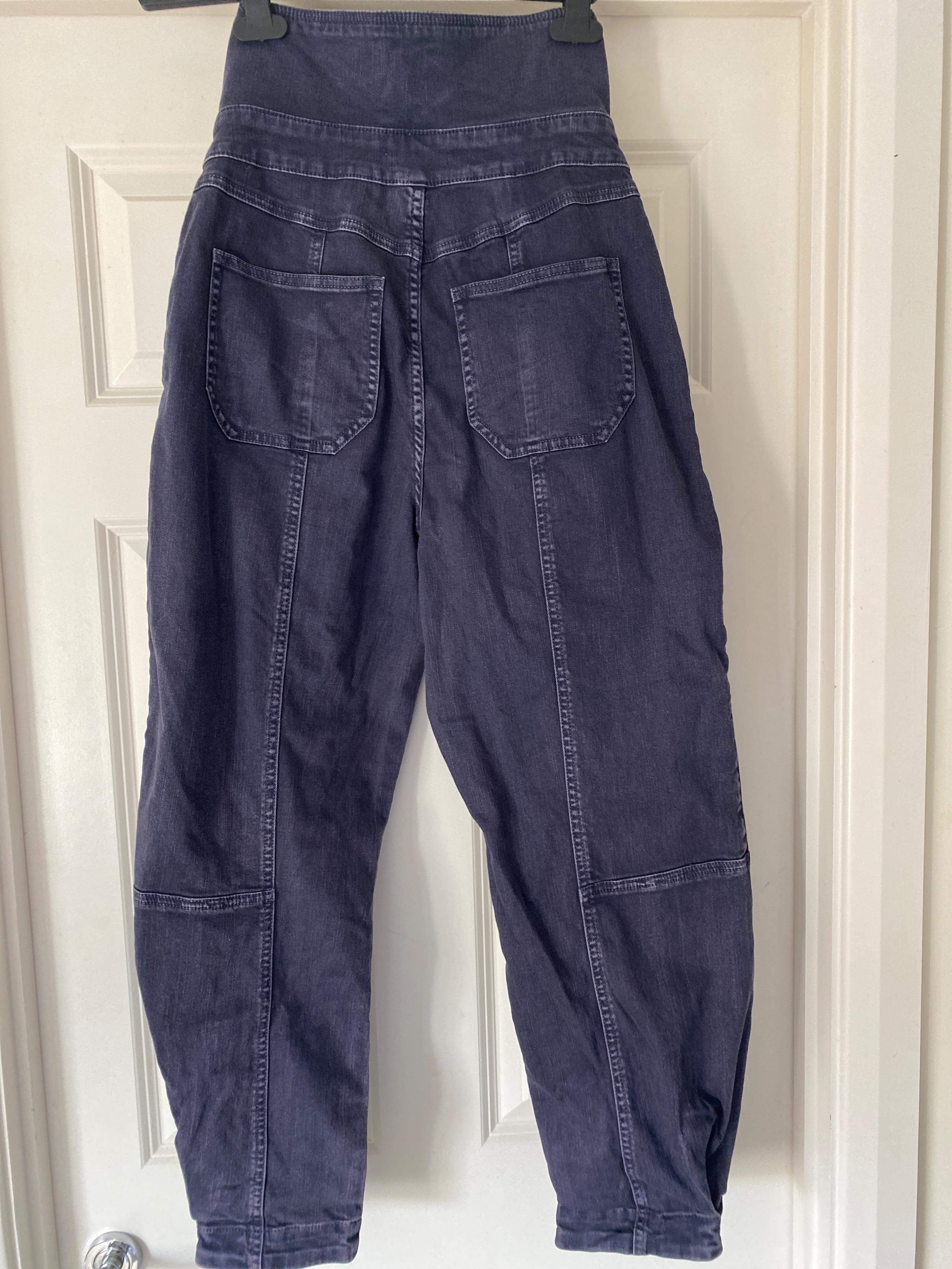 Dark denim Briar paperbag waist jeans