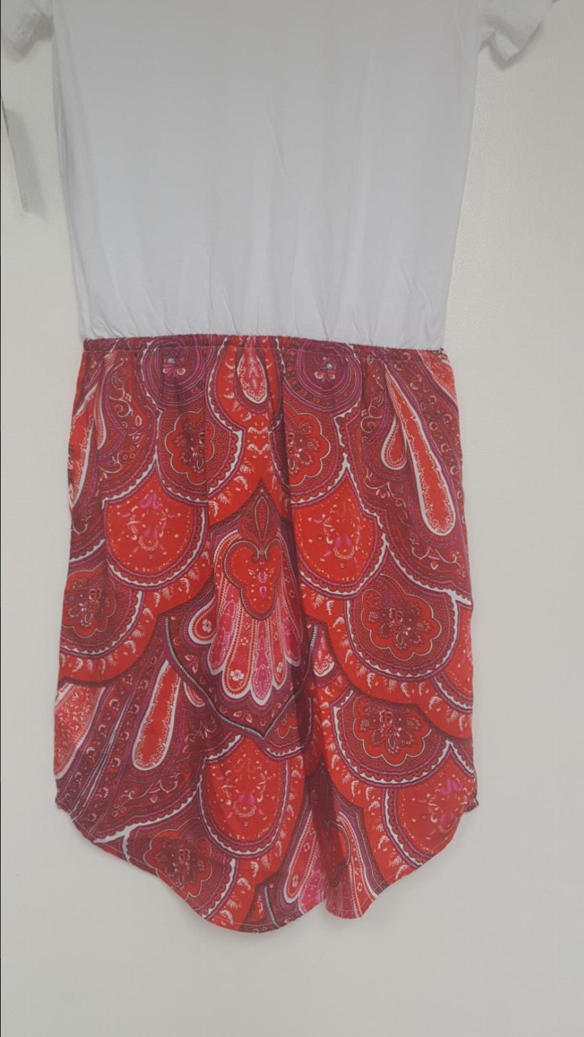 Lauren Ralph Lauren Marlana Mixed Media Paisley Print Shirtdress