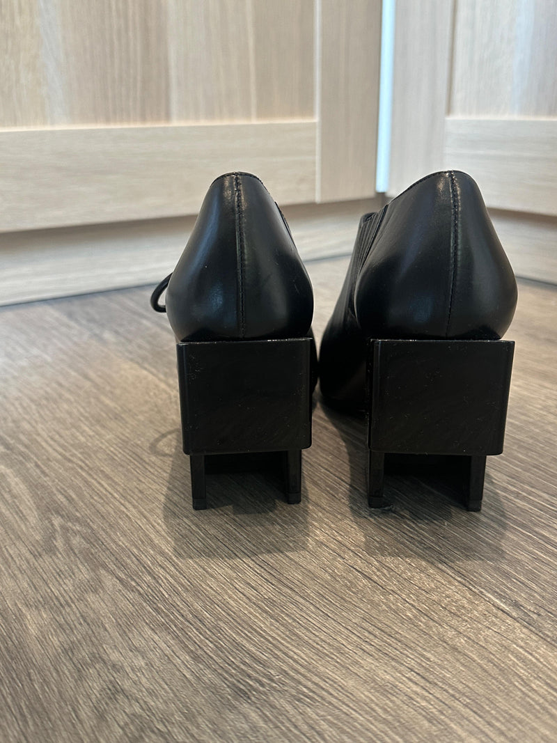Loewe Black Leather/Suede Ankle Boots