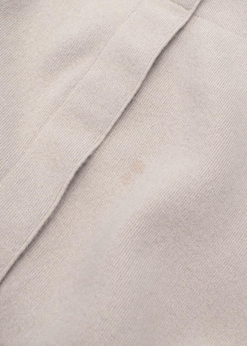 Falconeri Beige Wool Blend Jacket with Racoon Fur Pockets