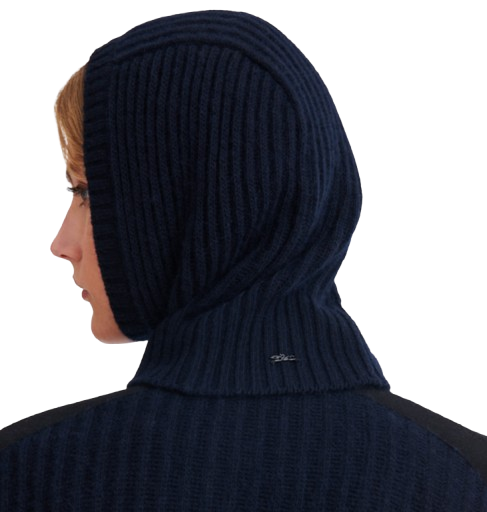 Longchamp Navy Knitted Snood