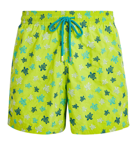 Vilebrequin Turtle Embroidered Mistral Swim Shorts