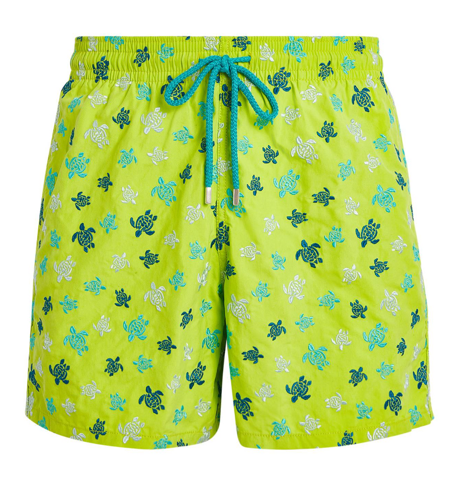 Vilebrequin Turtle Embroidered Mistral Swim Shorts
