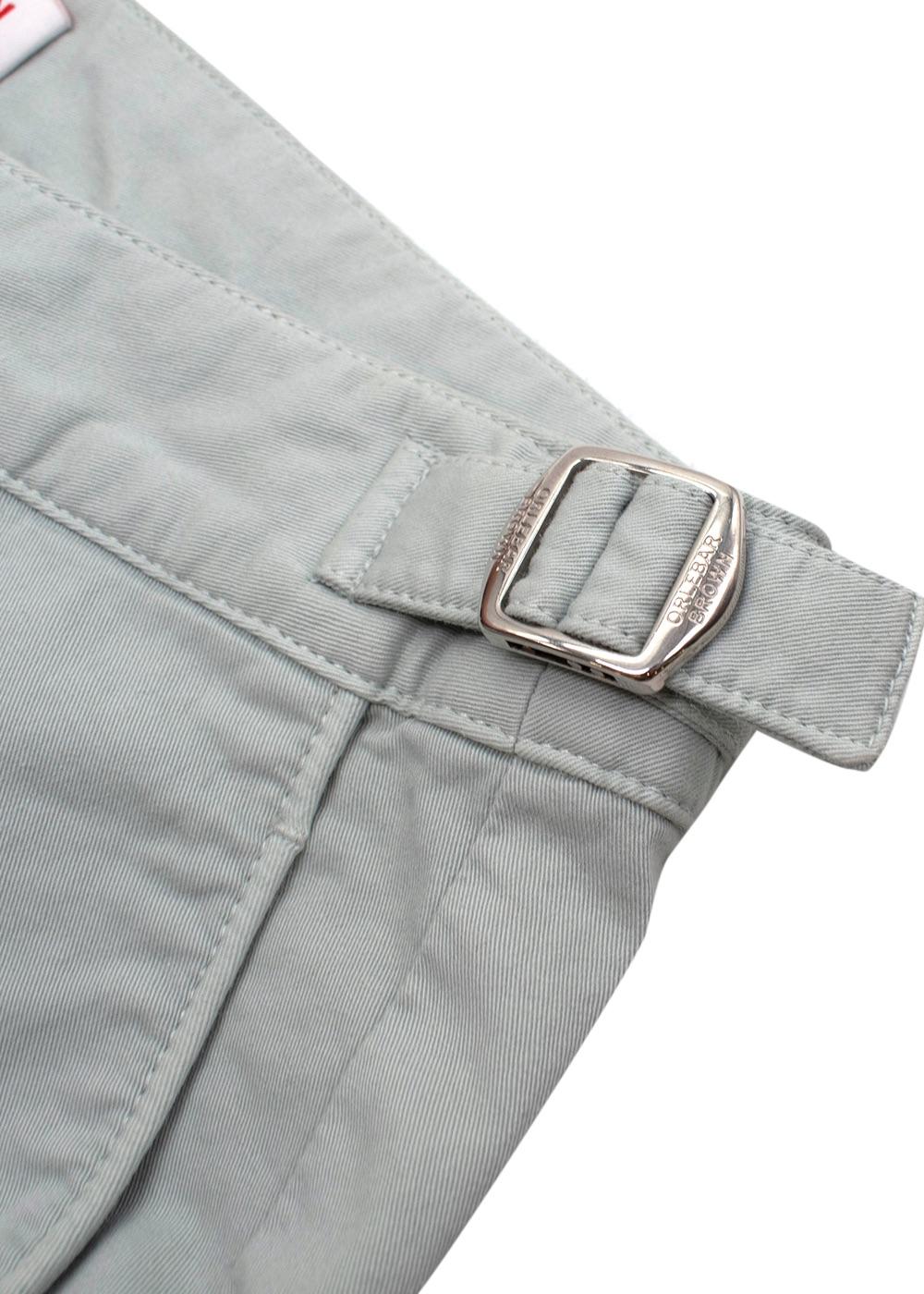 Orlebar Brown Green Cotton Blend Shorts