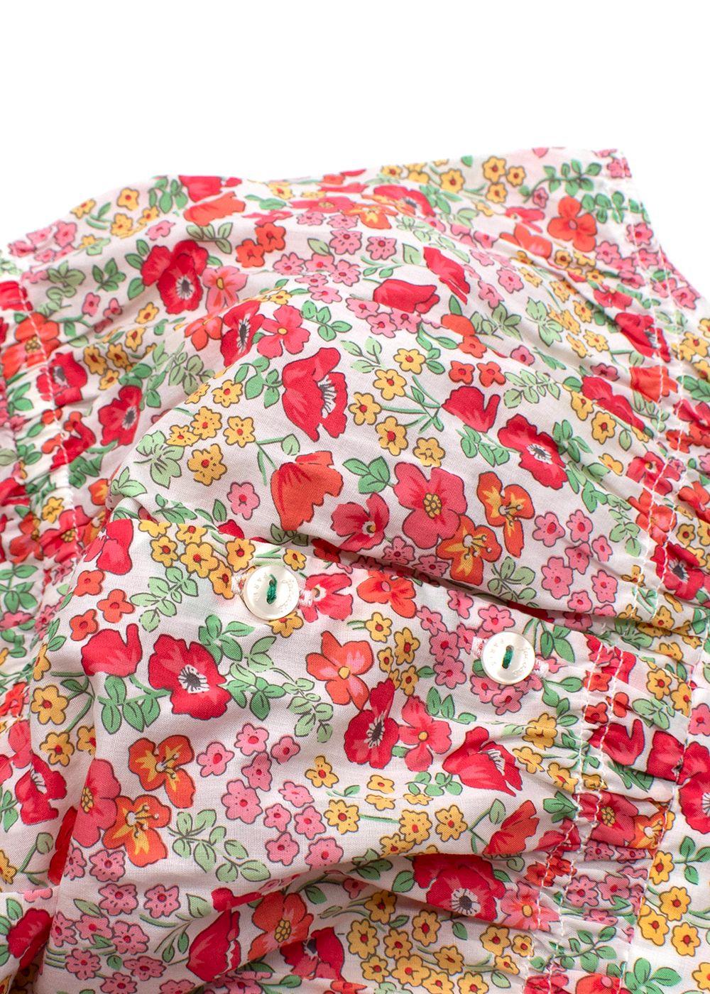 Jacadi Paris Kids Cotton Floral Playsuit