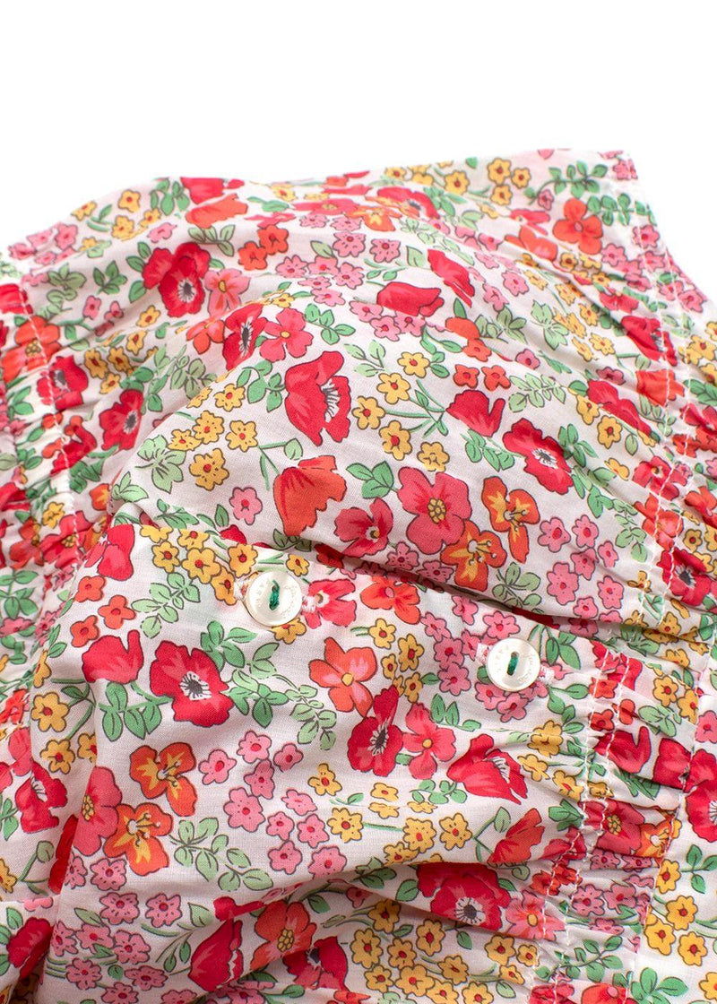 Jacadi Paris Kids Cotton Floral Playsuit