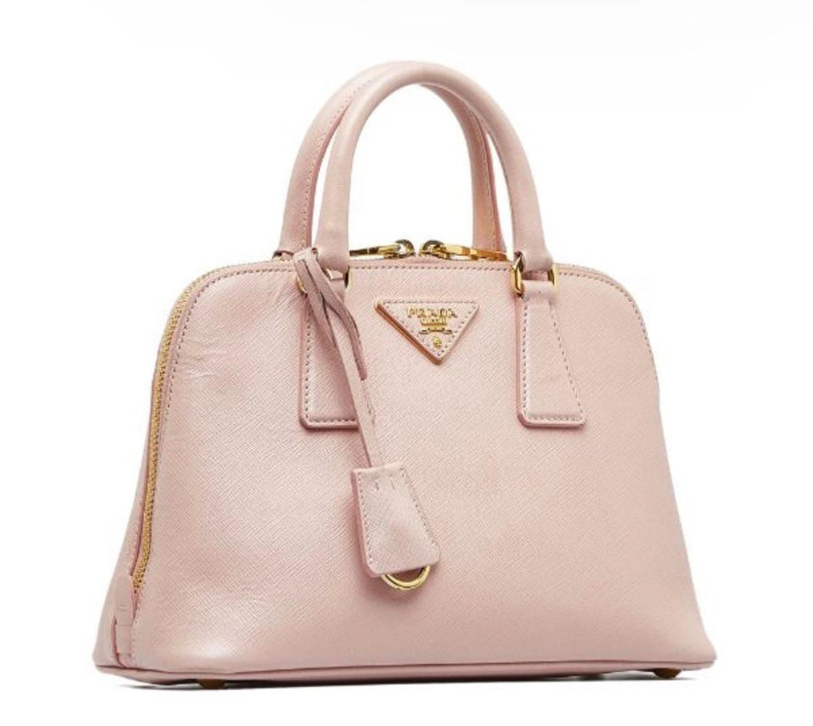 Prada Pink Saffiano Leather Promenade