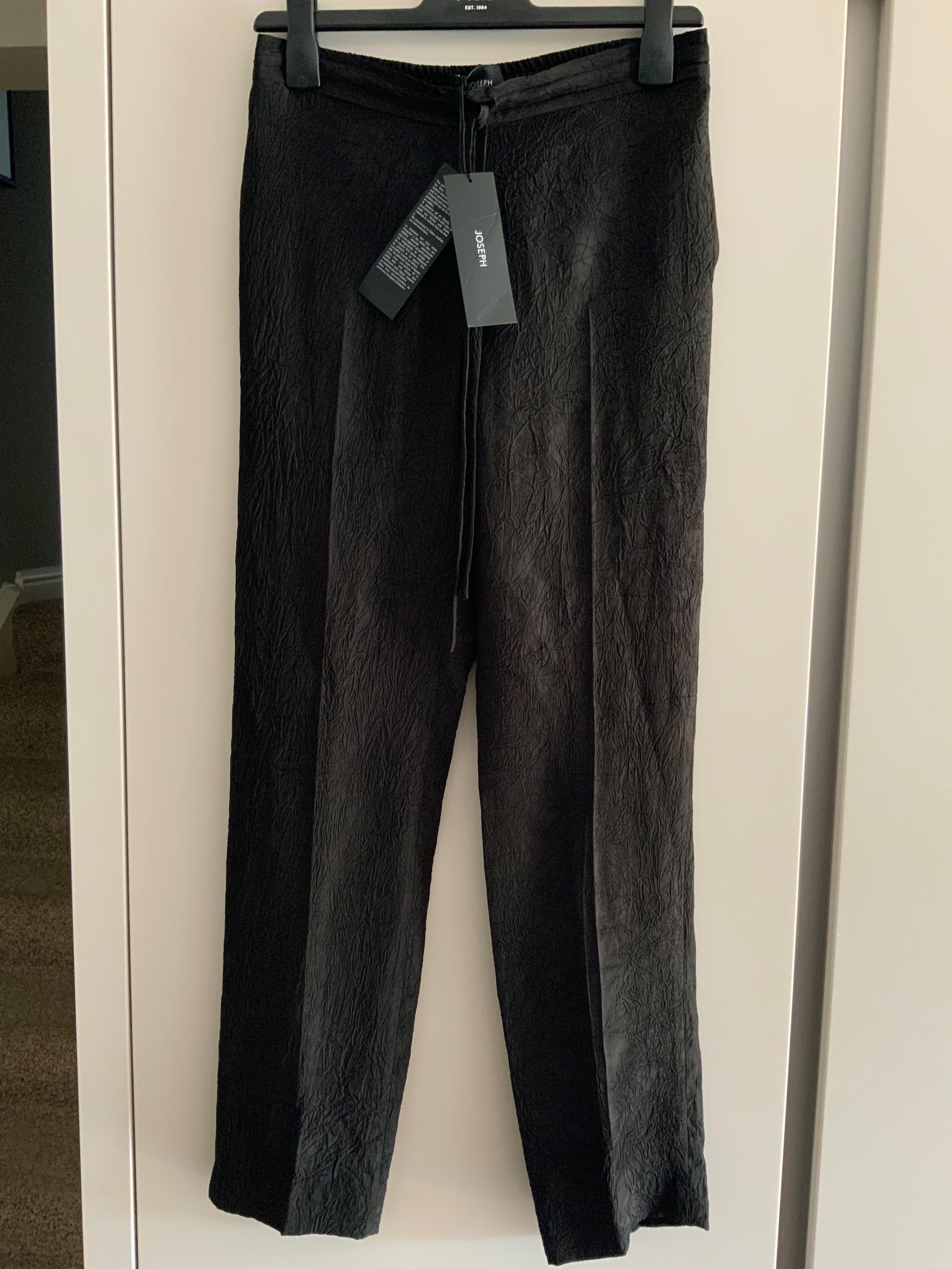 Joseph Black Tad Crinkled Trousers