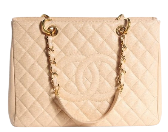 Chanel Caviar Leather Grand Shopper Tote Bag