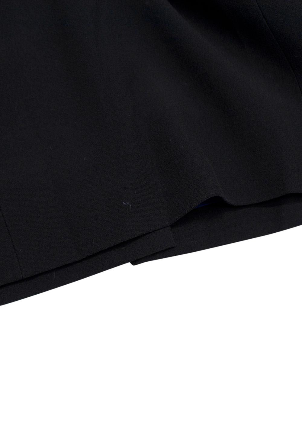 Alexander McQueen Black Dress with Silver Zips