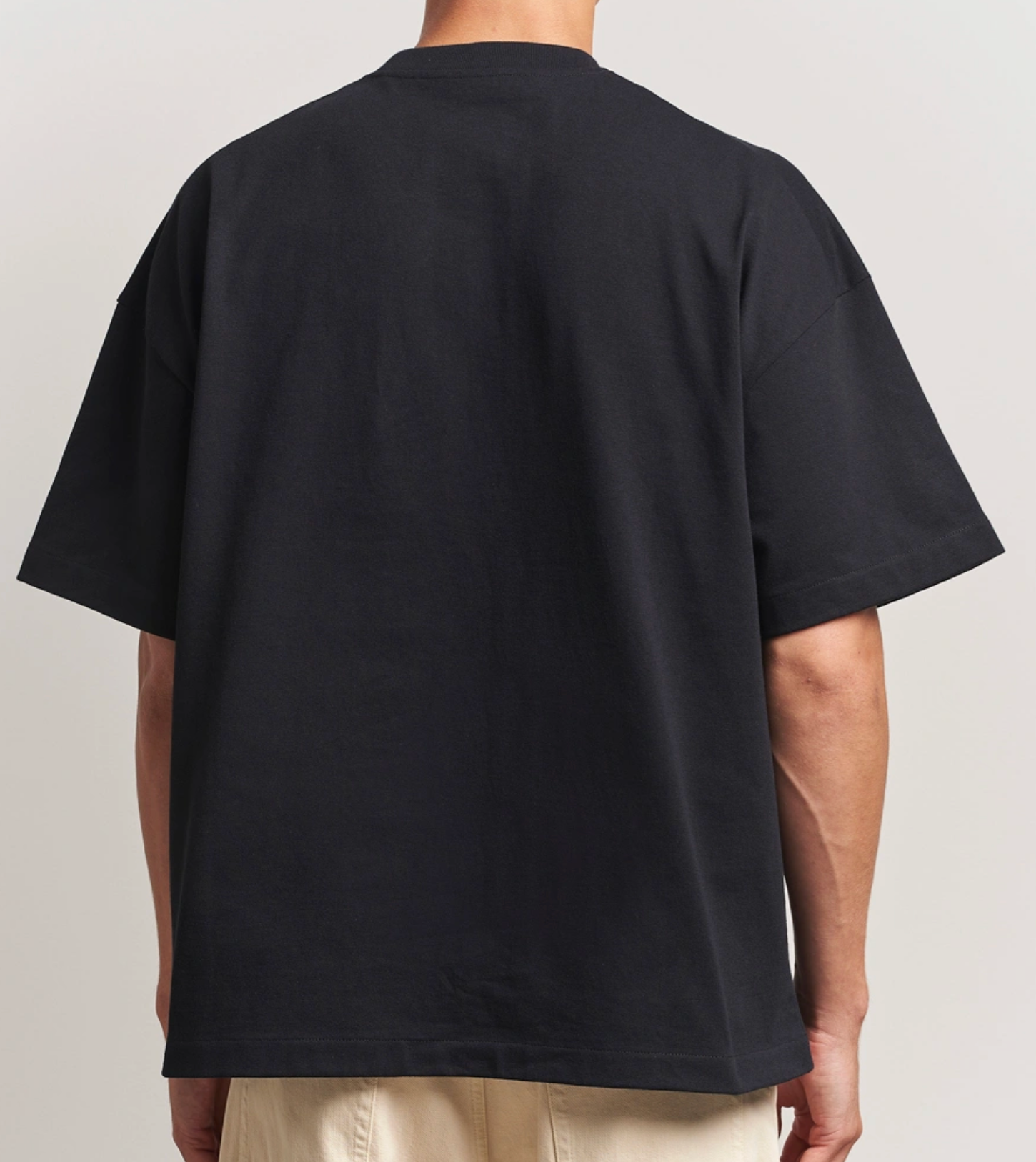 Jil Sander Round Collar Tonal Logo T-Shirt