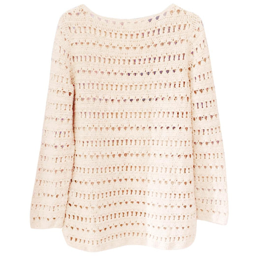 Michael Michael Kors Cream Crochet Tunic