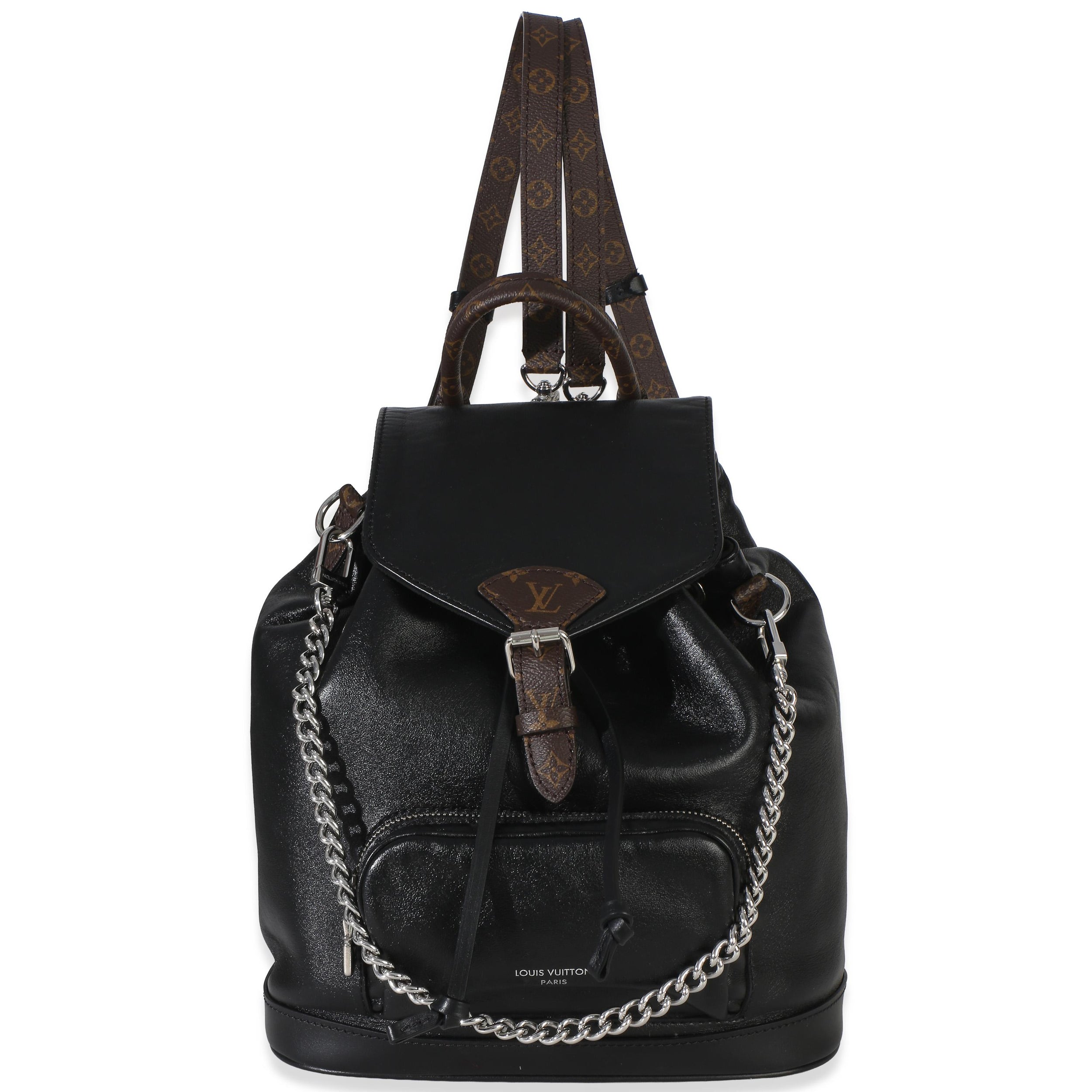 Louis Vuitton  Lambskin Monogram Canvas Montsouris Vibe PM