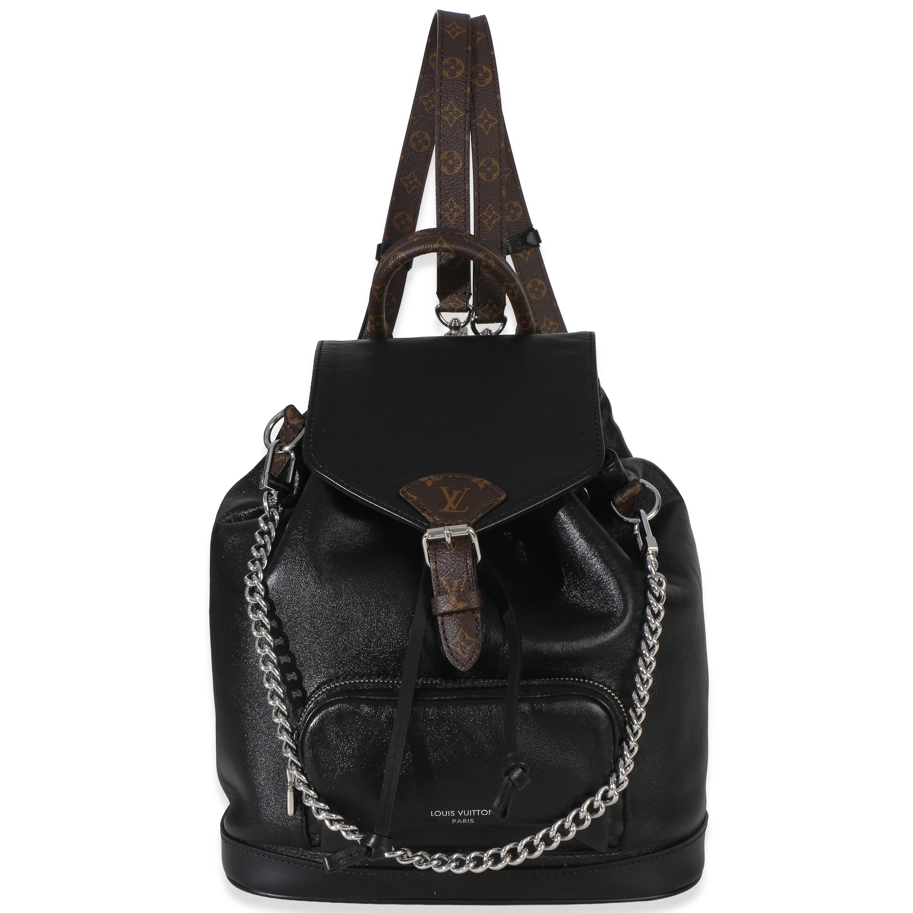 Louis Vuitton  Lambskin Monogram Canvas Montsouris Vibe PM