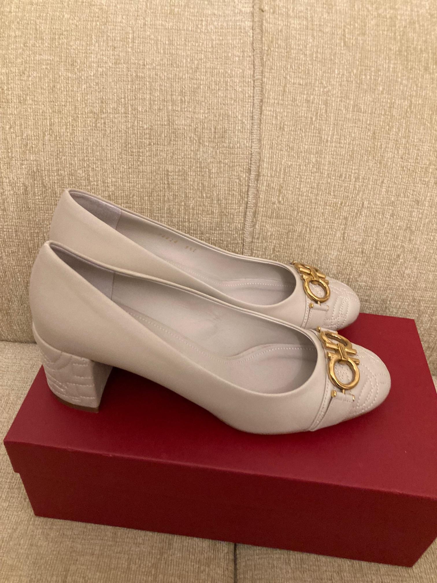 Garda Quilted Leather Pumps