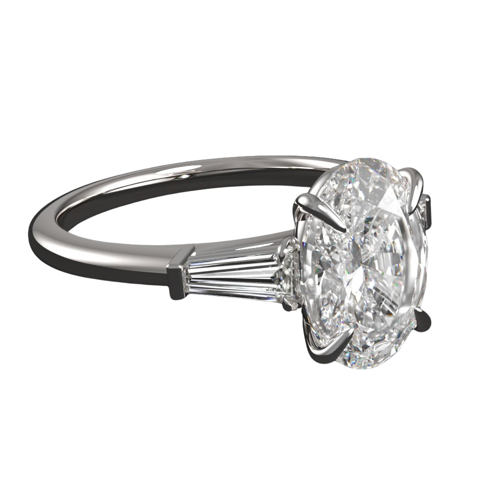 Lab Grown 2CT Oval Cut Diamond
