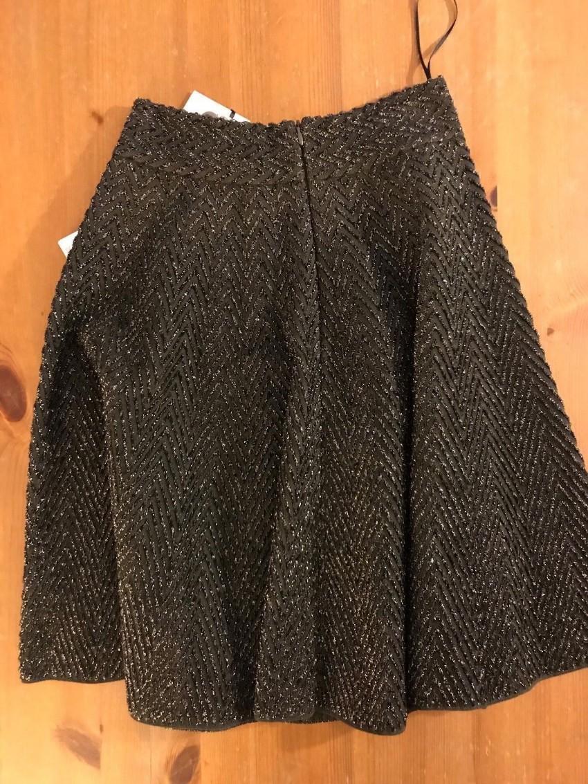 Antonino Valenti Metallic A-Line Skirt