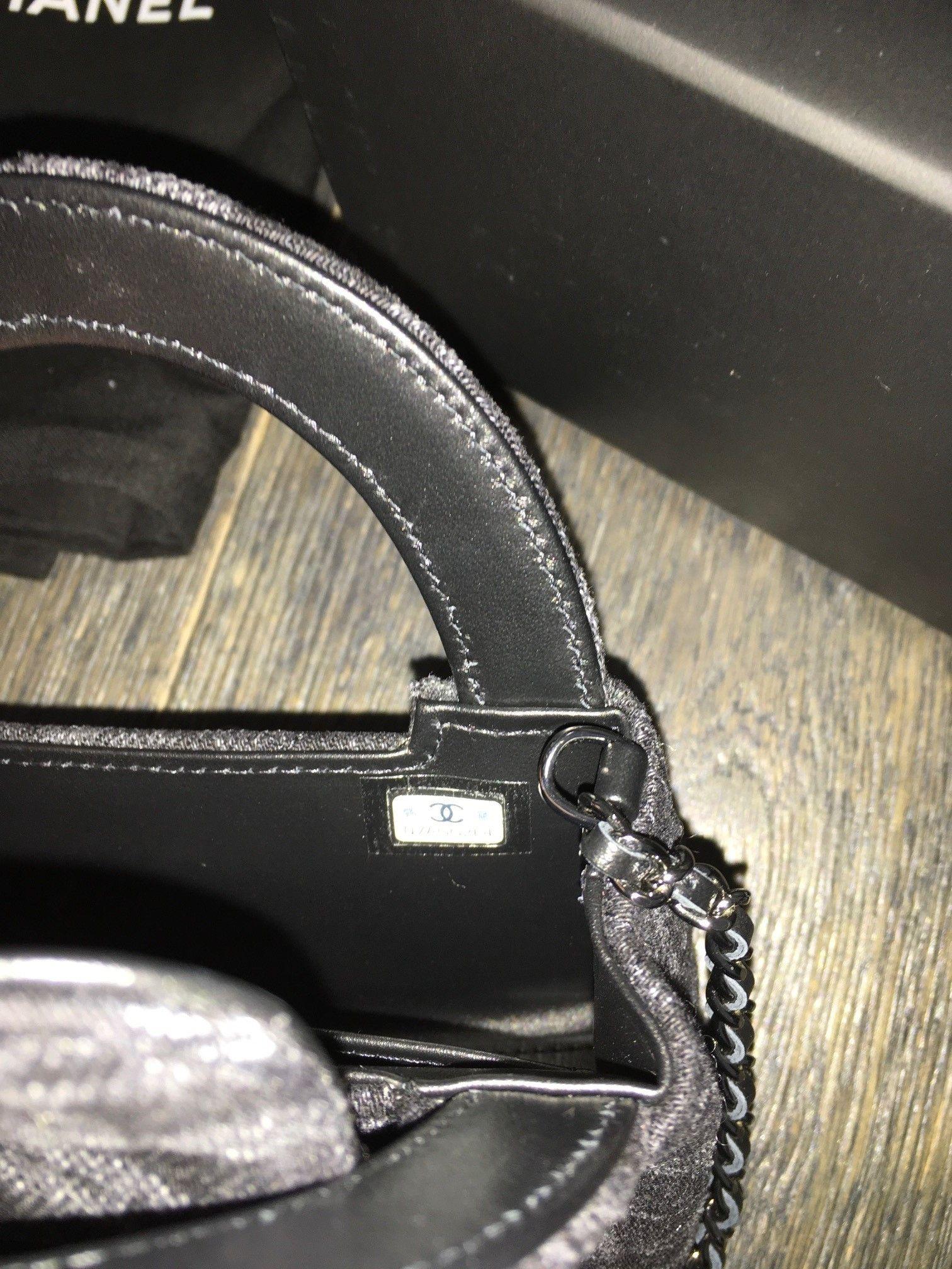 Chanel Nano Denim Shopping Bag