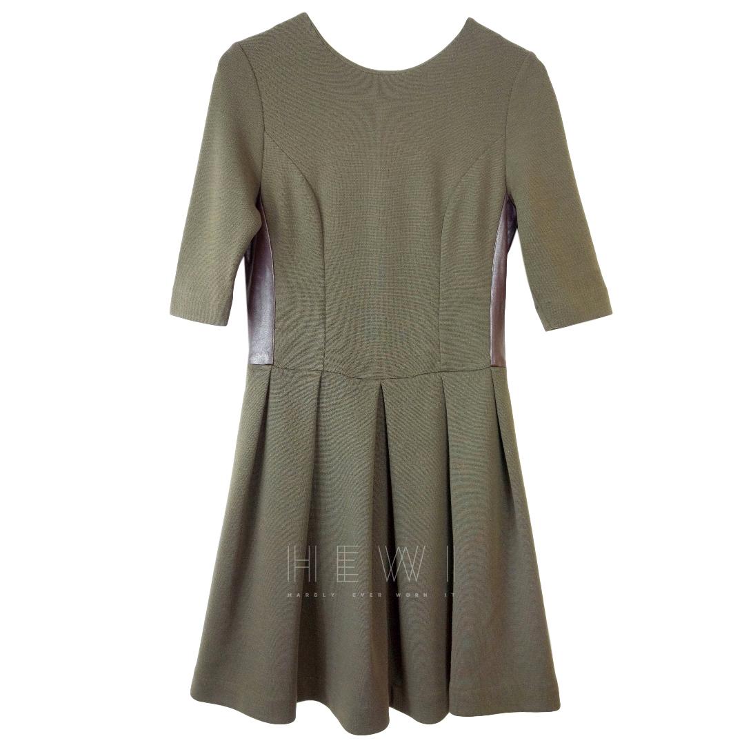 Irwin & Jordan Khaki Skater Dress