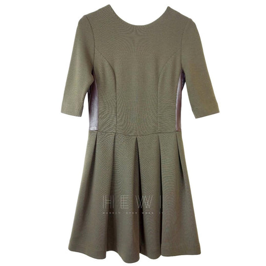 Irwin & Jordan Khaki Skater Dress
