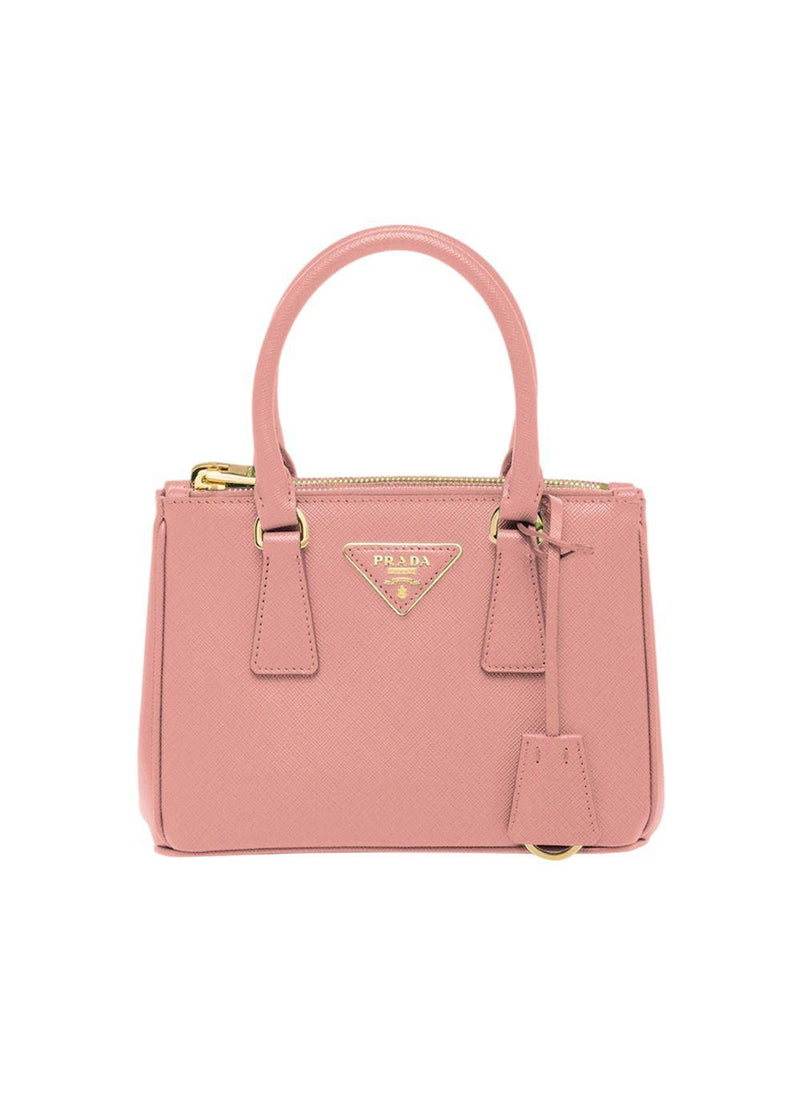 Pink Saffiano Galleria Mini-Bag