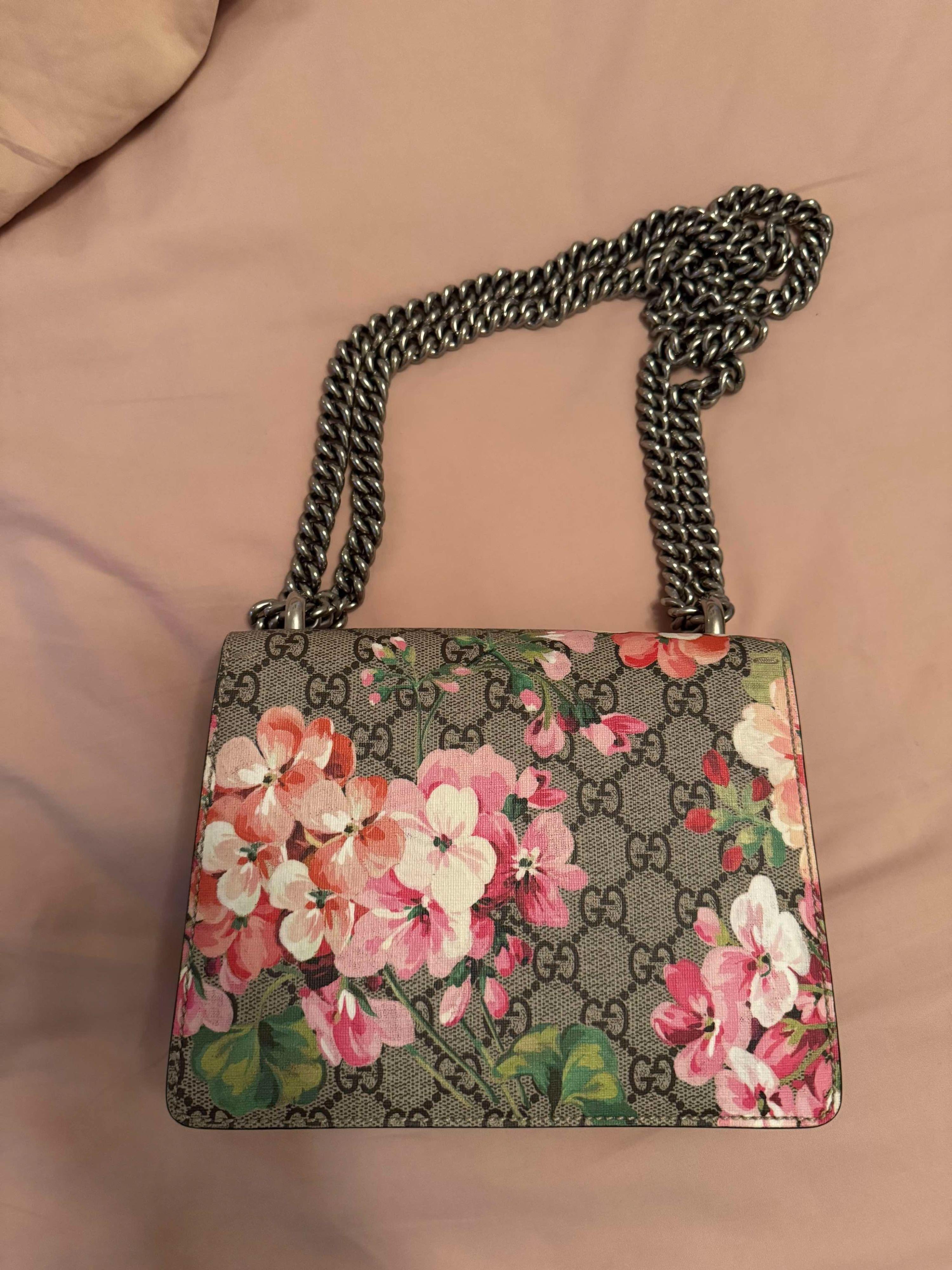 Gucci Mini GG Supreme Blooms Dionysus crossbody bag