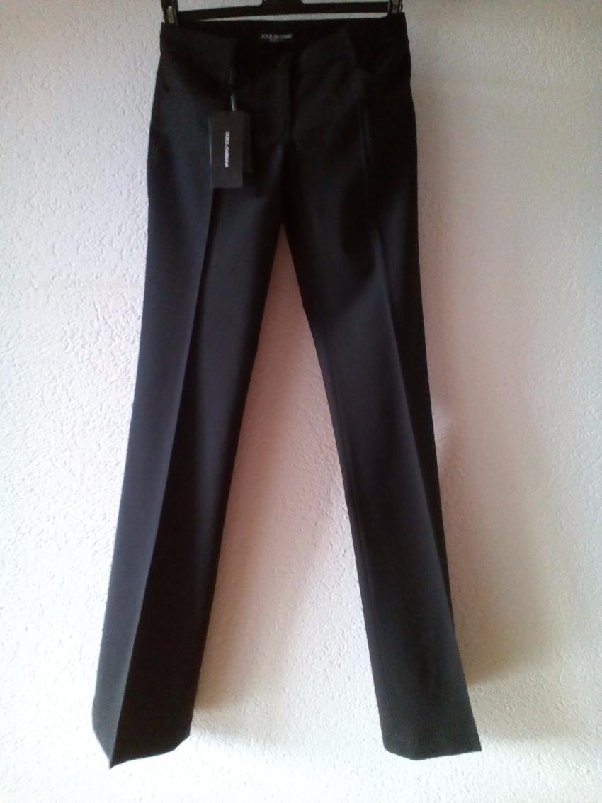 Dolce & Gabbana Black Wool Pants