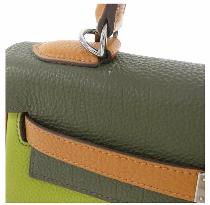 Hermès Tricolour Kelly Sellier 32