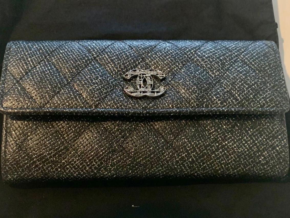 Chanel Iridescent Long Flap Wallet