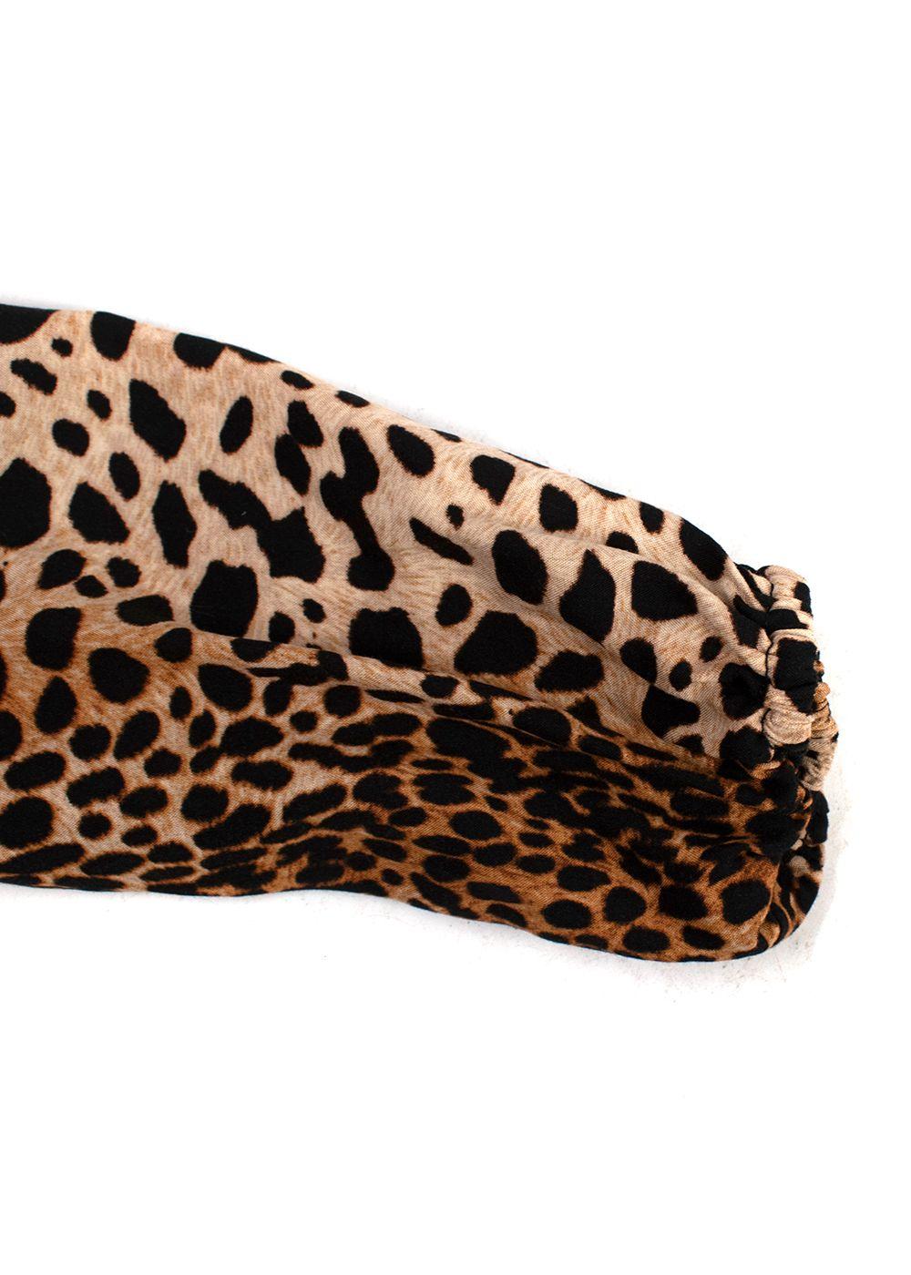 Melissa Odabash Leopard Print Maxi Dress