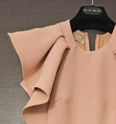 Elie Saab Light Pink Midi Dress
