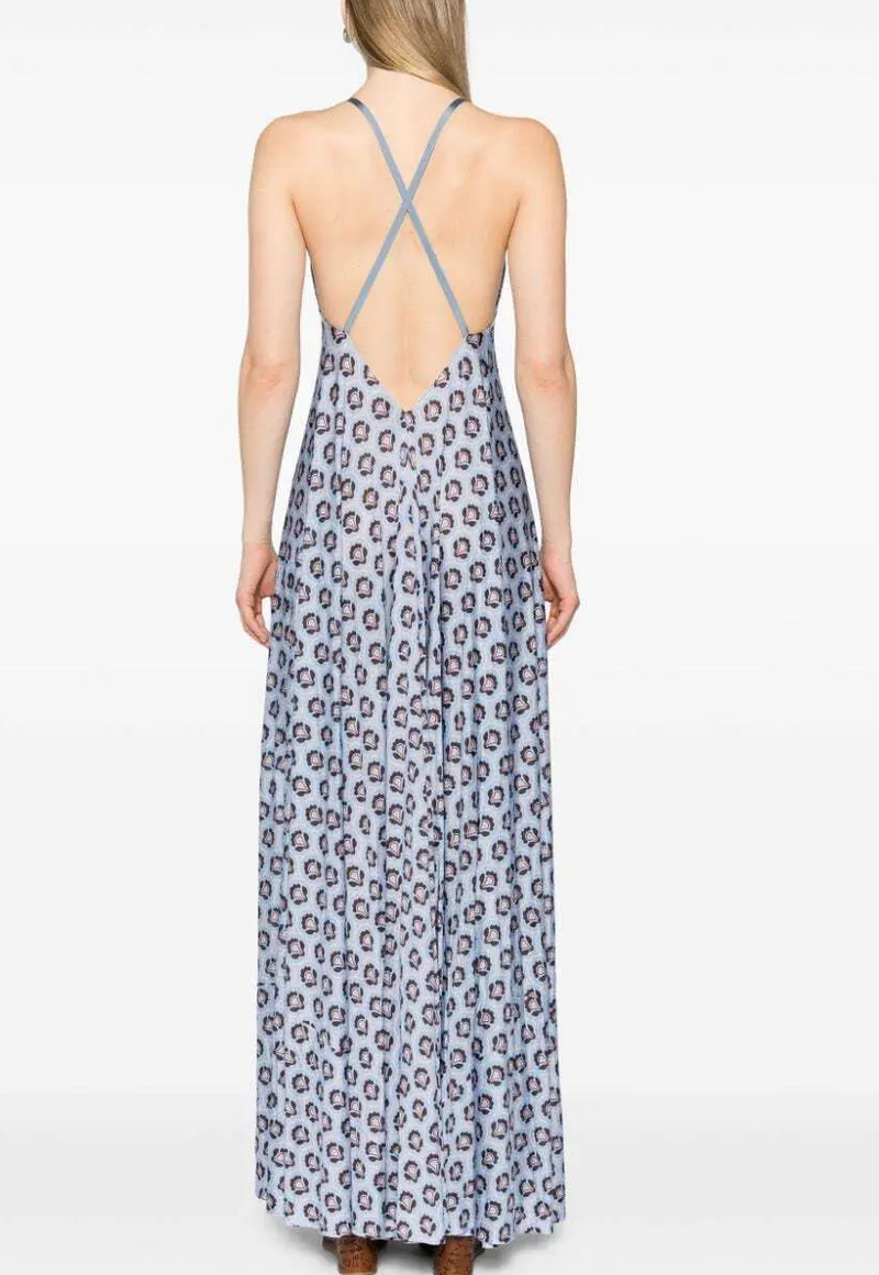 Etro Floral-Print Maxi Dress