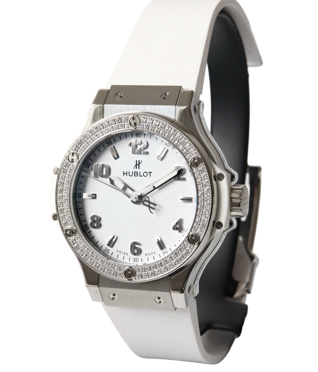 Hublot Big Bang Original Steel White Diamonds 38mm