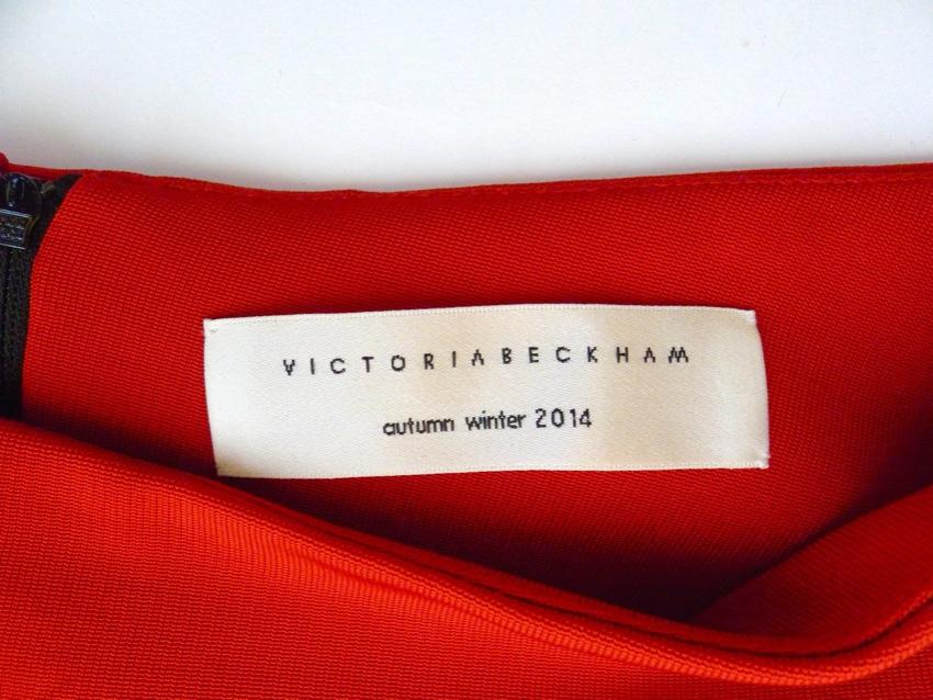 Victoria Beckham Colour-Block Pleated Midi Skirt