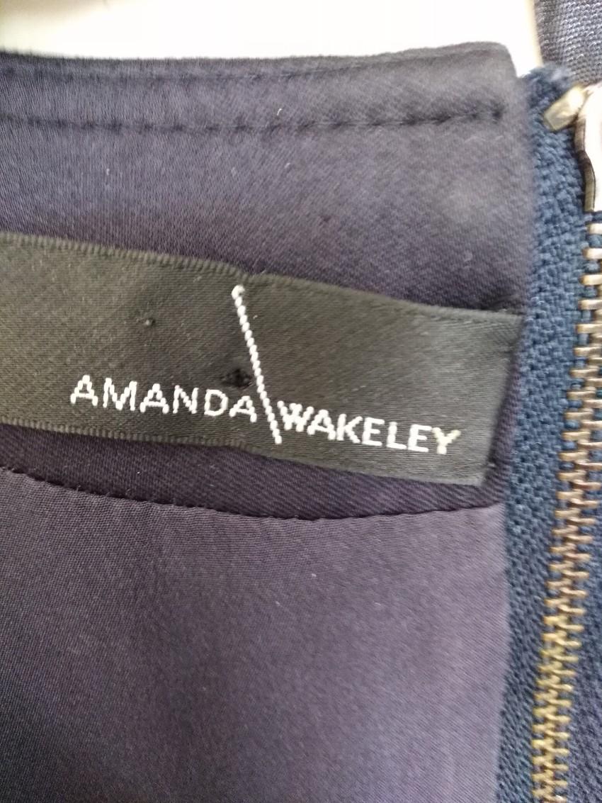 Amanda Wakeley draped blue dress
