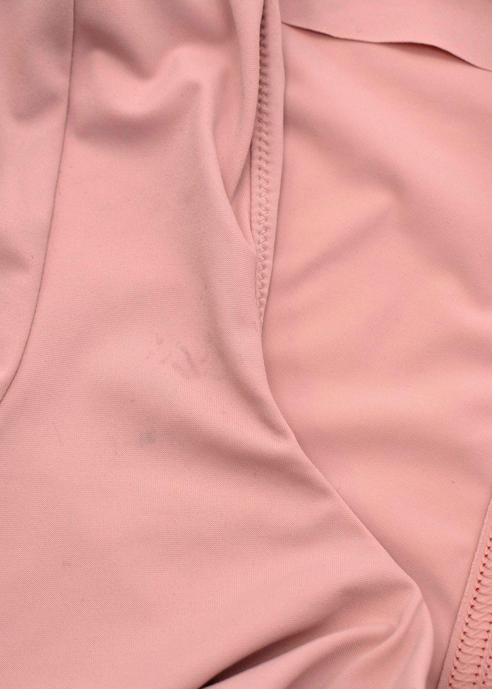 Pink Panelled Stretch Top