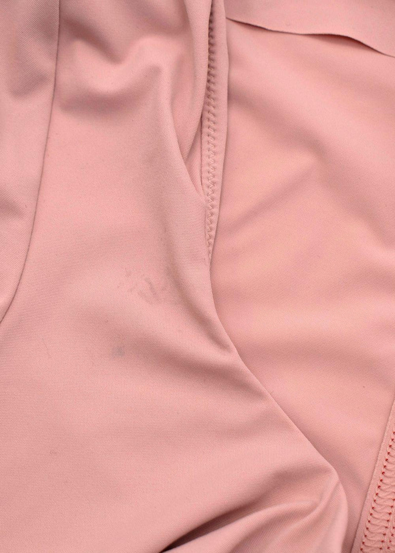 Pink Panelled Stretch Top