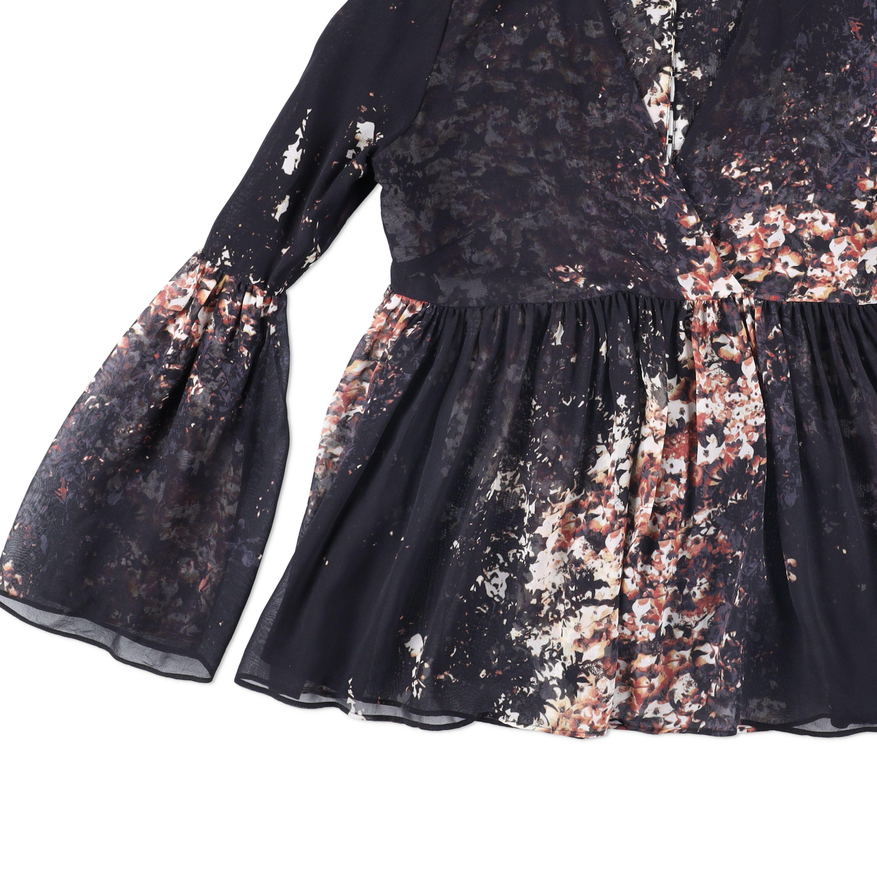 Intermix  Kenai Floral Babydoll Blouse
