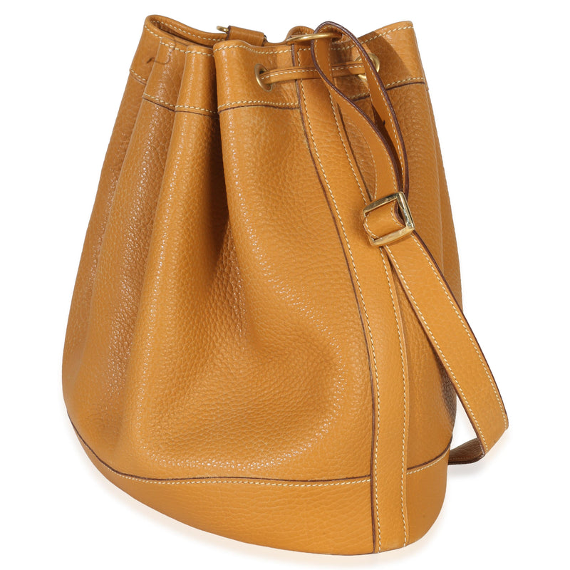 Hermès Sable Togo Market Bucket Tote