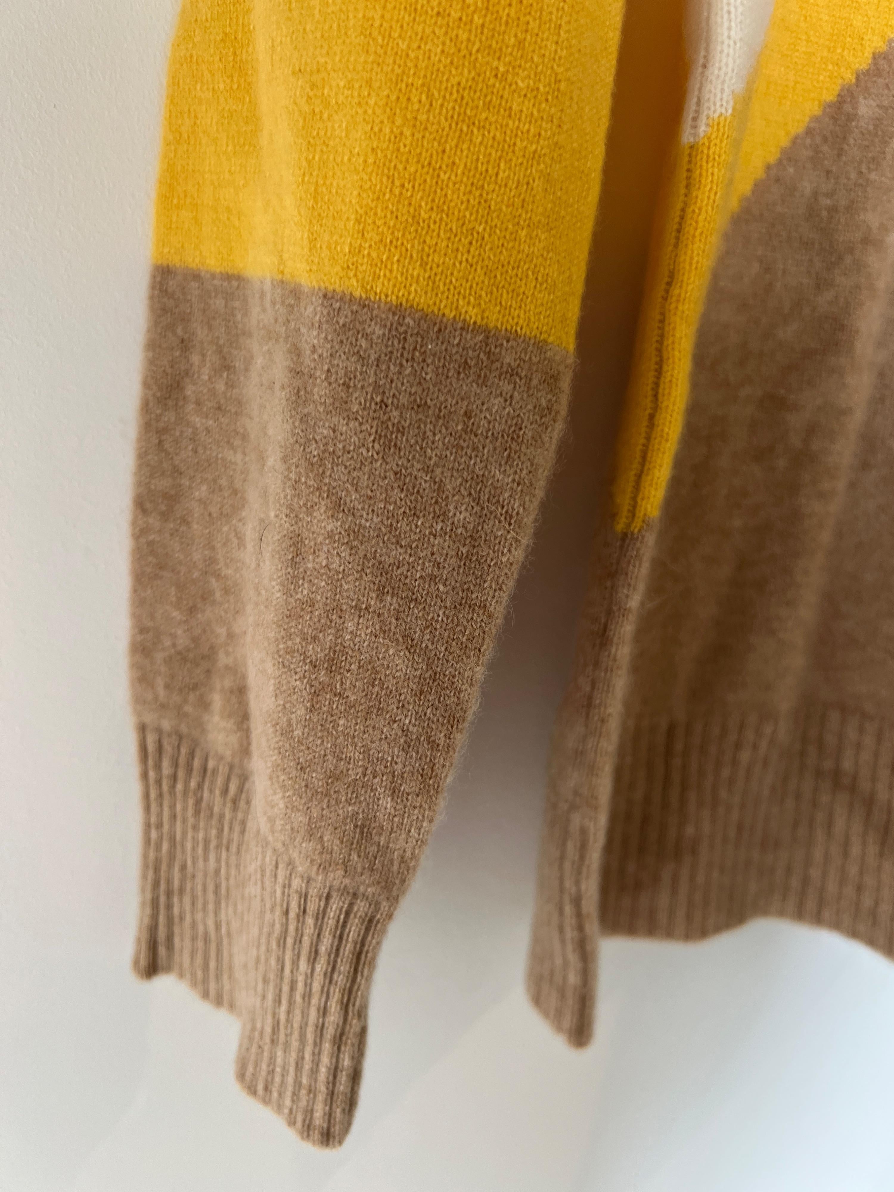 Madeline Thompson Chevron Cashmere Jumper