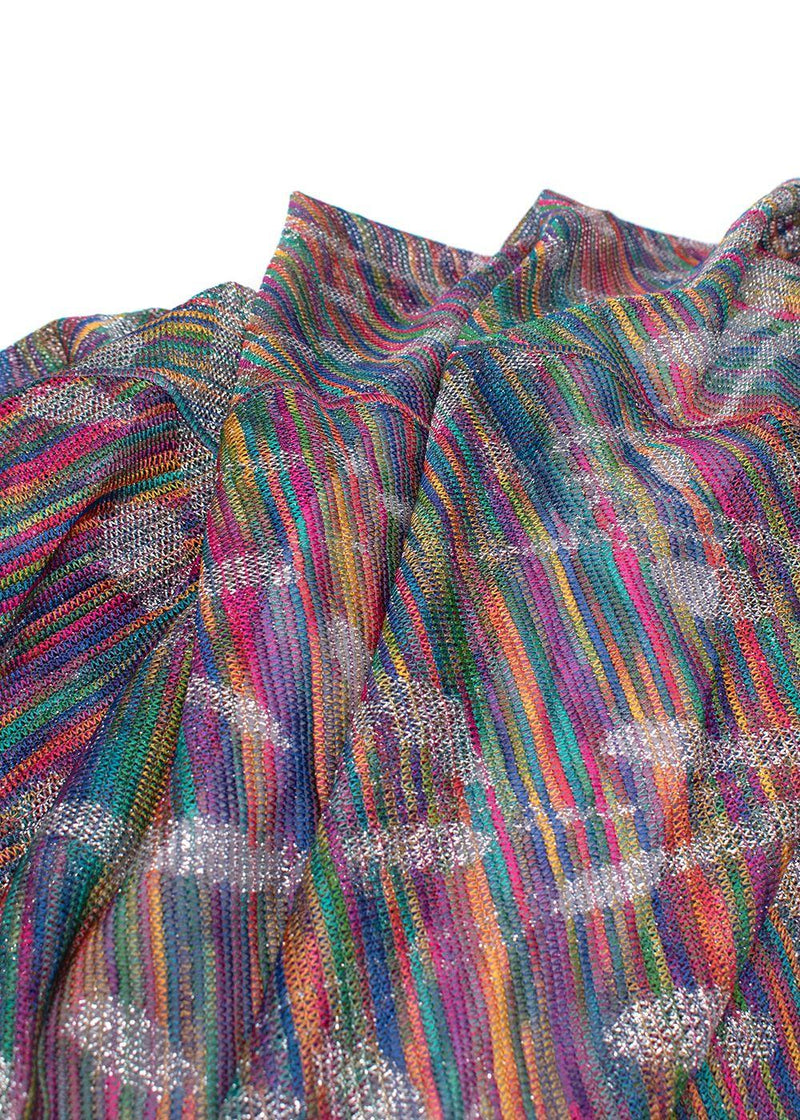 Missoni Multicoloured stretch-silk Halter Neck Dress