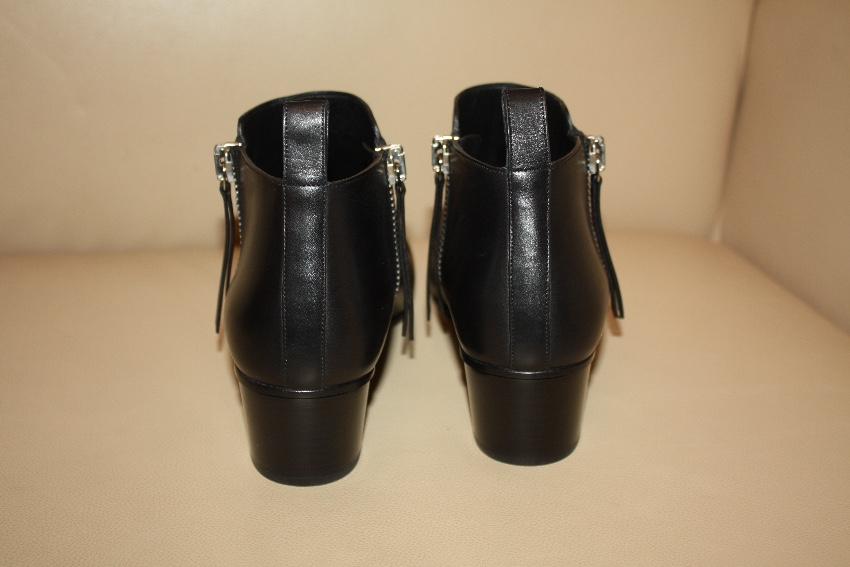 Gucci Black Low Block Heel Ankle Boots