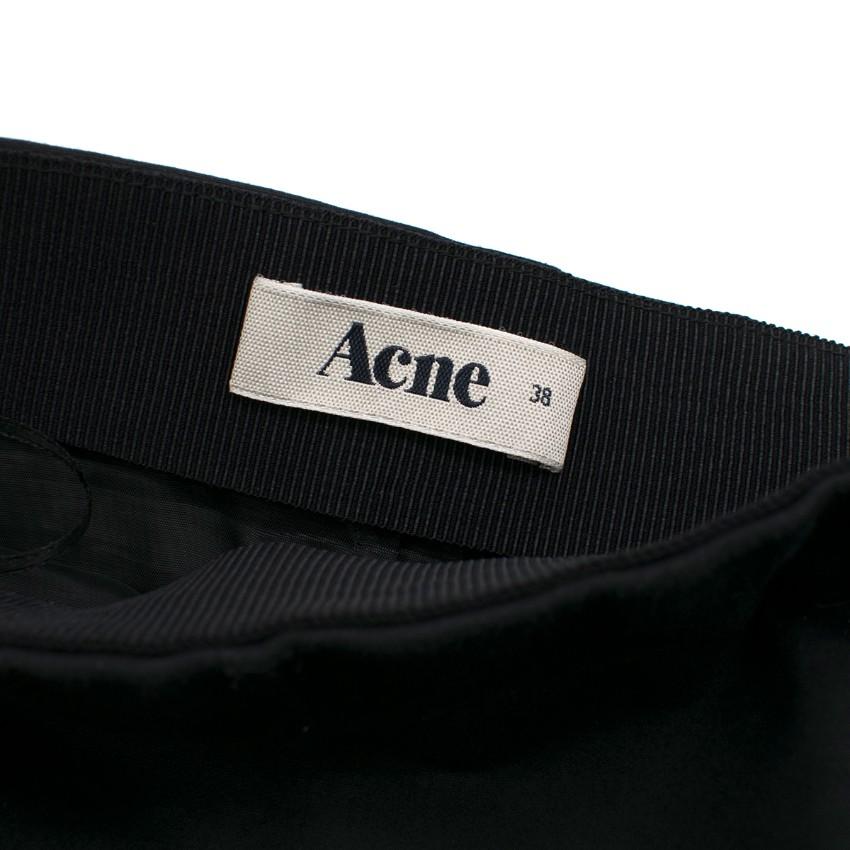 Acne Black Hayworth Mini Skirt
