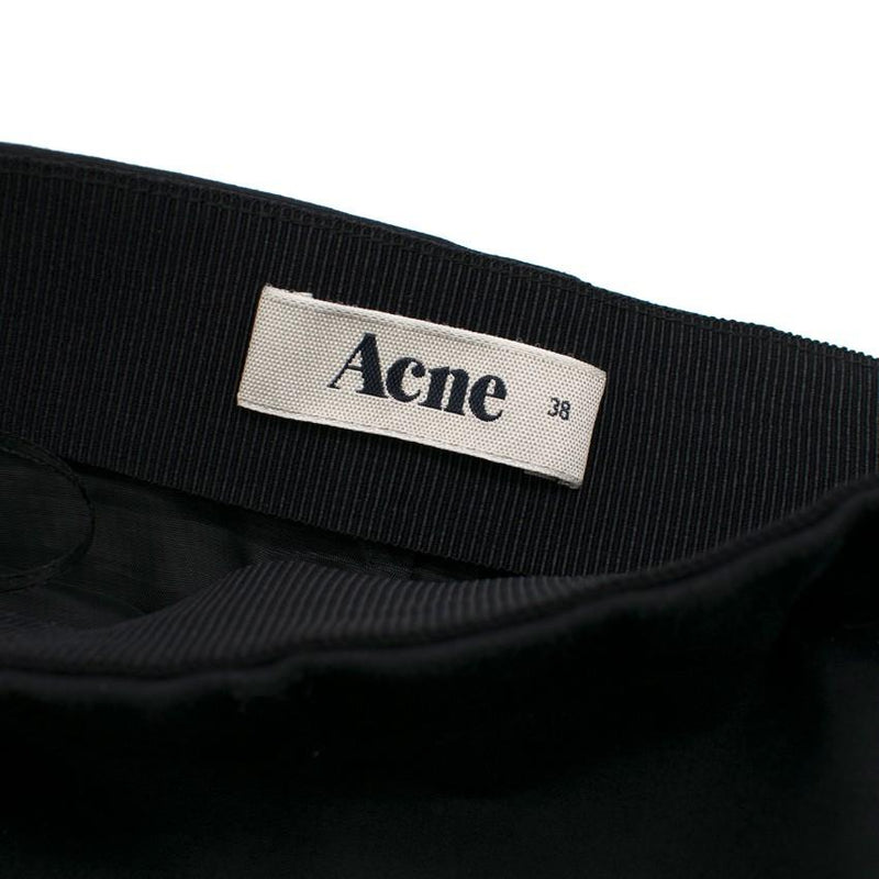 Acne Black Hayworth Mini Skirt