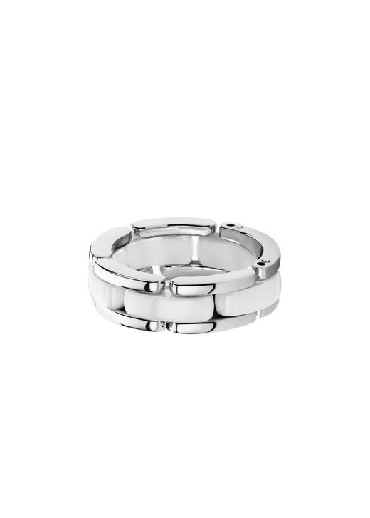 18k White Gold & Ceramic Ultra Ring