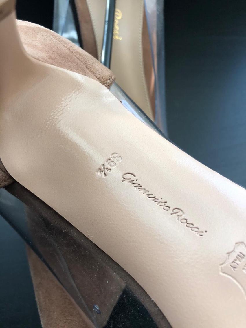 Gianvito Rossi Plexi Kitten Heel Pumps